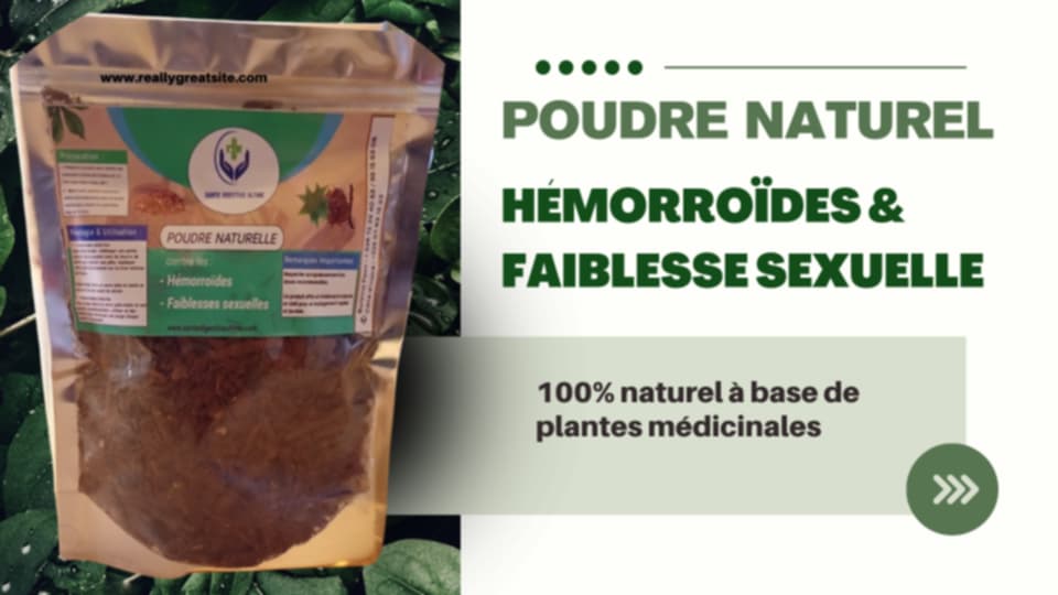Remède naturel contre les hémorroïdes.