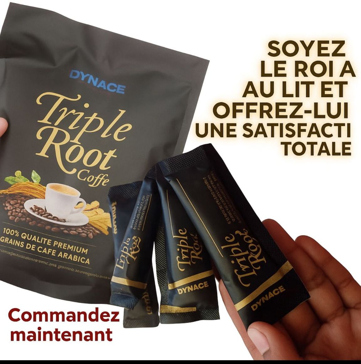 Dynace Triple Root – Café Virilité & Performance Masculine