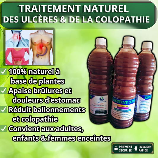 Plus Jamais d’Ulcères ni Colopathie avec Ce Pack de 3 Bidons