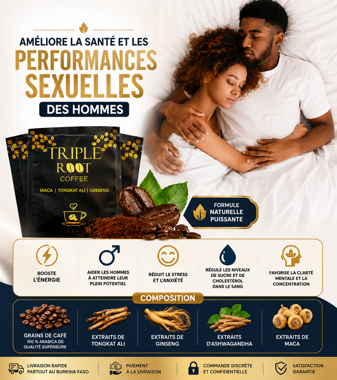 Dynace Triple Root – Café Virilité & Performance Masculine